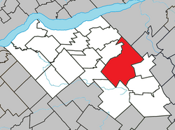 Saint-Gilles Quebec location diagram